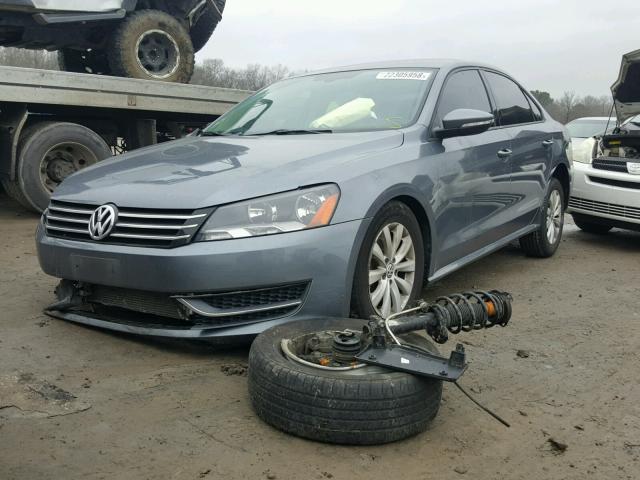 1VWAP7A32CC018971 - 2012 VOLKSWAGEN PASSAT S GRAY photo 2