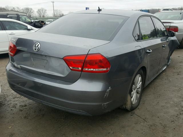 1VWAP7A32CC018971 - 2012 VOLKSWAGEN PASSAT S GRAY photo 4