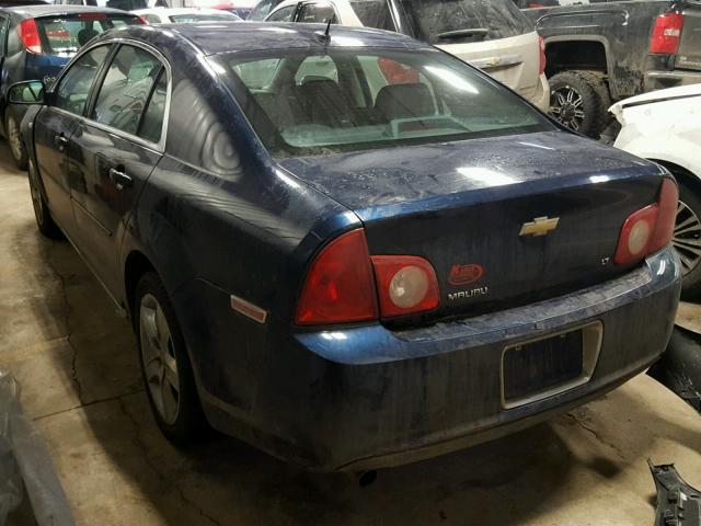 1G1ZH57B28F184136 - 2008 CHEVROLET MALIBU 1LT BLUE photo 3