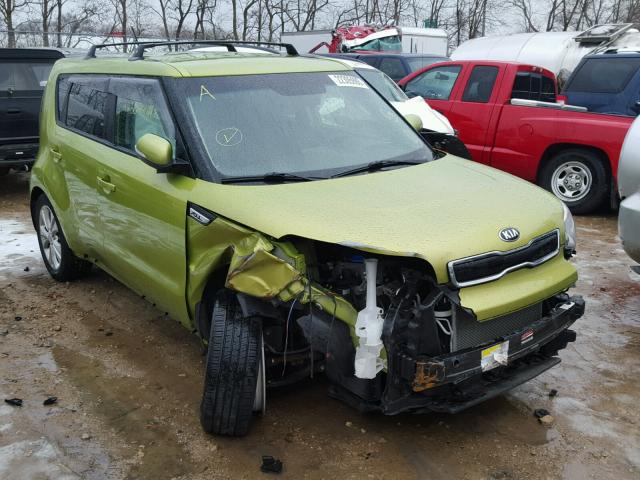 KNDJP3A53E7711024 - 2014 KIA SOUL + GREEN photo 1