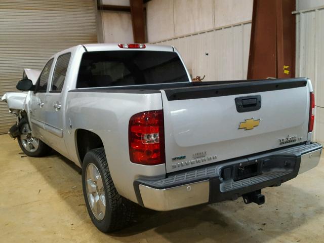 3GCPCSE06BG222356 - 2011 CHEVROLET SILVERADO SILVER photo 3