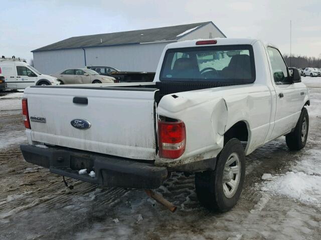 1FTYR10D18PA42097 - 2008 FORD RANGER WHITE photo 4