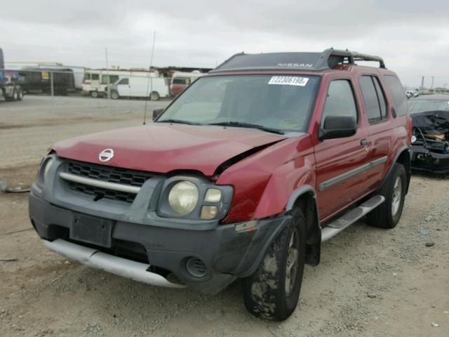 5N1ED28T92C526175 - 2002 NISSAN XTERRA XE RED photo 2