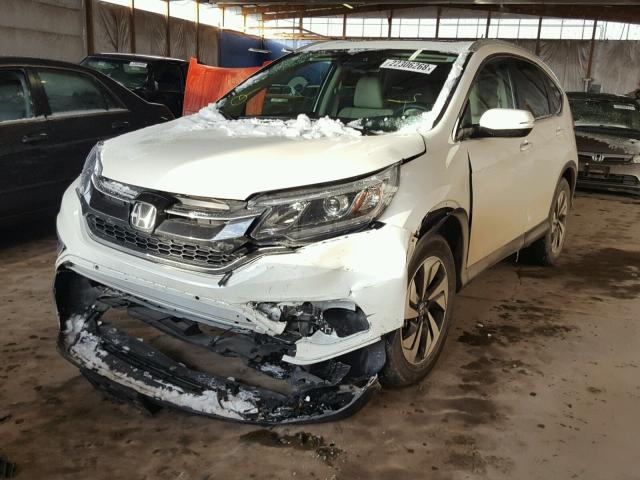 5J6RM4H99GL025200 - 2016 HONDA CR-V TOURI WHITE photo 2