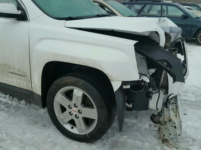 2GKFLXE56C6381304 - 2012 GMC TERRAIN SL WHITE photo 9