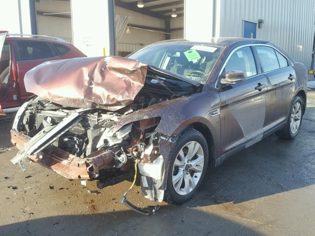 1FAHP2HWXAG116775 - 2010 FORD TAURUS SEL MAROON photo 2