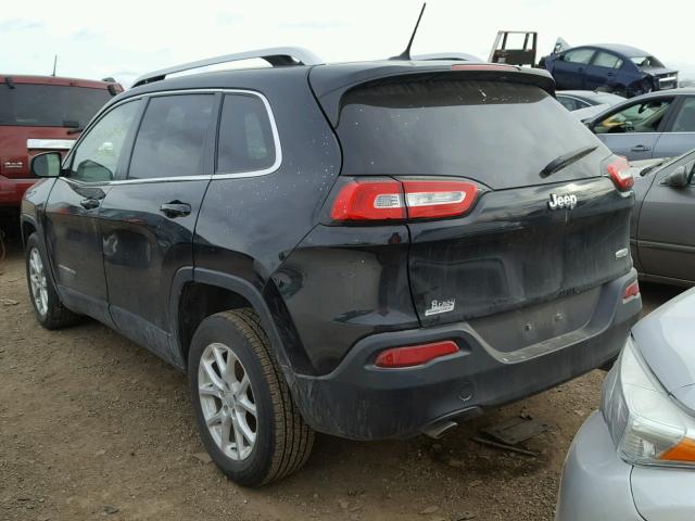 1C4PJLCS7EW102636 - 2014 JEEP CHEROKEE L BLACK photo 3