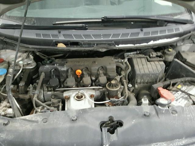 1HGFA16807L053396 - 2007 HONDA CIVIC EX SILVER photo 7