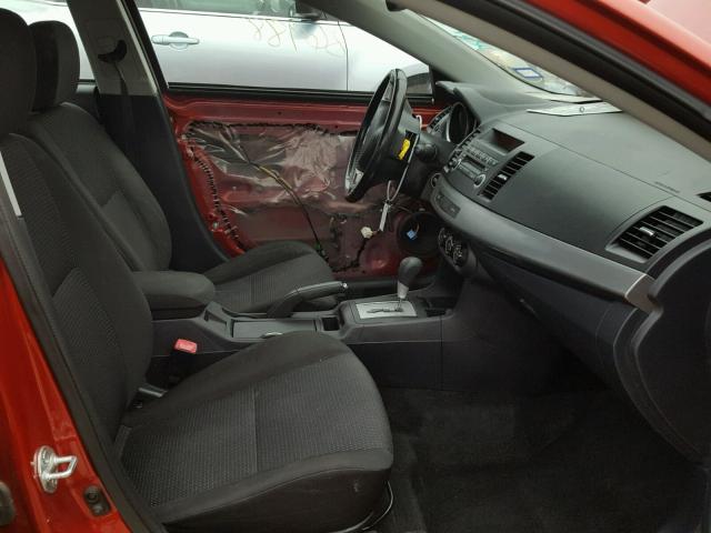 JA32U2FU2BU013488 - 2011 MITSUBISHI LANCER ES/ RED photo 5