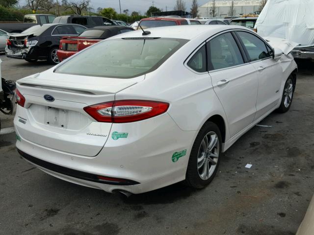 3FA6P0SU5GR397257 - 2016 FORD FUSION TIT WHITE photo 4