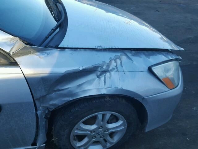 1HGCM72367A008028 - 2007 HONDA ACCORD LX SILVER photo 9