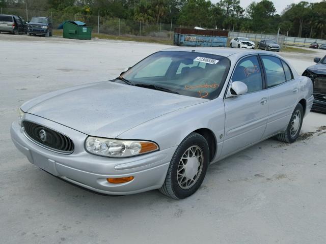 1G4HP54K3Y4104053 - 2000 BUICK LESABRE CU SILVER photo 2