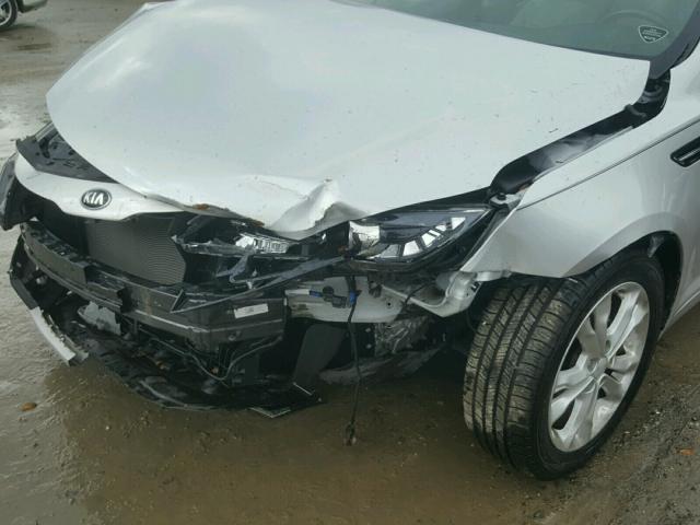 5XXGN4A72DG144978 - 2013 KIA OPTIMA EX SILVER photo 9