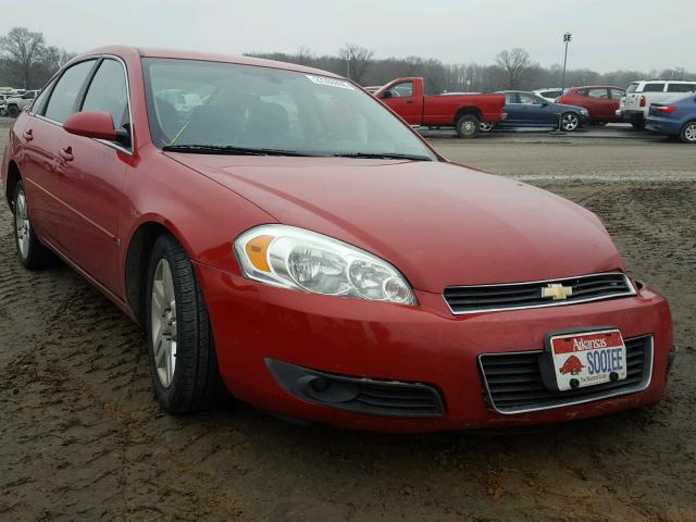 2G1WC583389209210 - 2008 CHEVROLET IMPALA LT RED photo 1