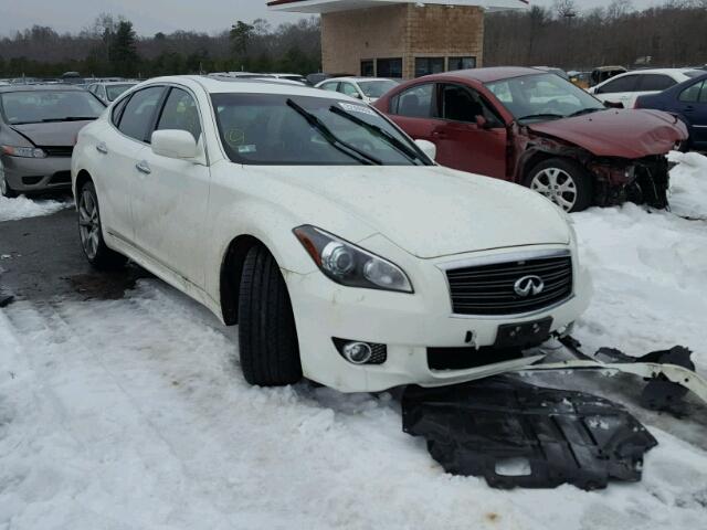 JN1BY1AR6DM604903 - 2013 INFINITI M37 X WHITE photo 1