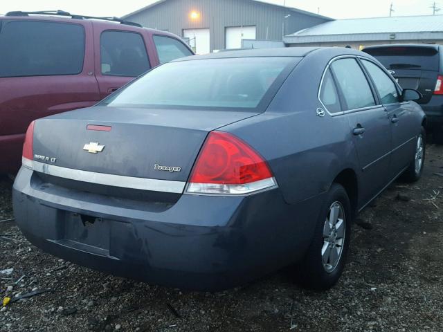 2G1WT58N181221114 - 2008 CHEVROLET IMPALA LT GRAY photo 4