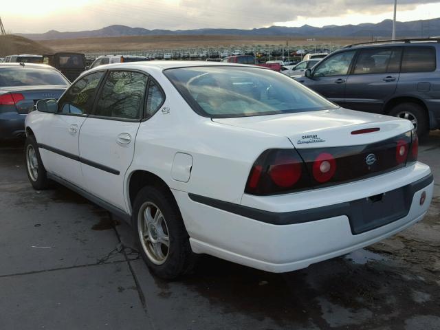 2G1WF52E949445386 - 2004 CHEVROLET IMPALA WHITE photo 3