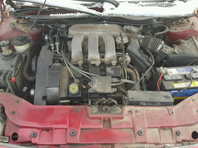 1FALP53S5VG252723 - 1997 FORD TAURUS LX RED photo 7