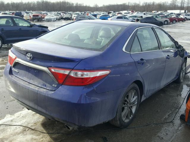 4T1BF1FK8FU908084 - 2015 TOYOTA CAMRY LE BLUE photo 4