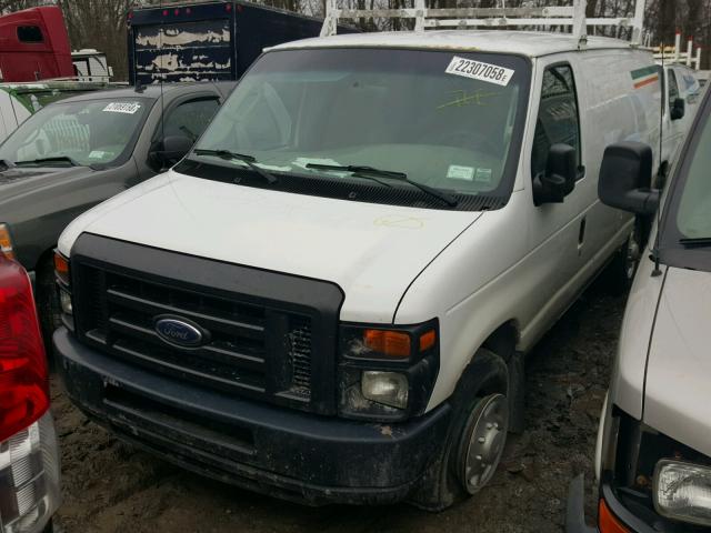 1FTNE24L18DA33861 - 2008 FORD ECONOLINE WHITE photo 2