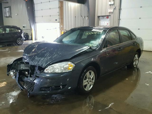 2G1WB58K481344026 - 2008 CHEVROLET IMPALA LS BLUE photo 2