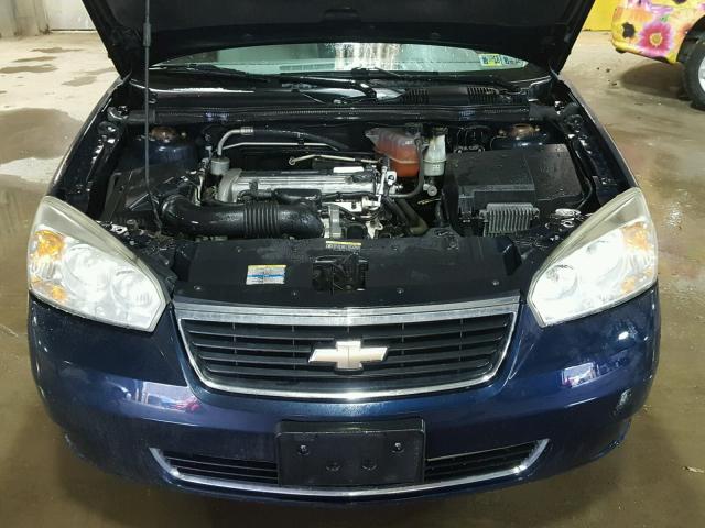 1G1ZS51F56F298772 - 2006 CHEVROLET MALIBU LS BLUE photo 7