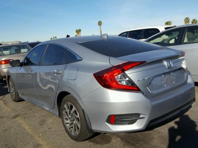 2HGFC2F79HH524001 - 2017 HONDA CIVIC EX SILVER photo 3