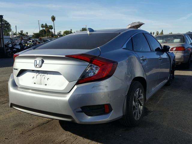 2HGFC2F79HH524001 - 2017 HONDA CIVIC EX SILVER photo 4