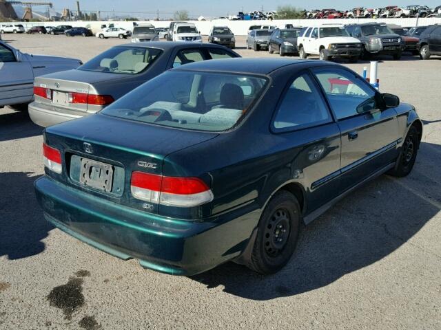 1HGEJ8240YL066142 - 2000 HONDA CIVIC EX 绿色 照片 4