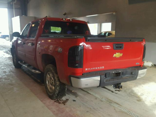 3GCPKSE73DG309487 - 2013 CHEVROLET SILVERADO RED photo 3