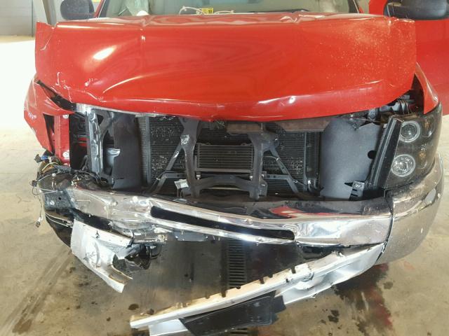 3GCPKSE73DG309487 - 2013 CHEVROLET SILVERADO RED photo 7