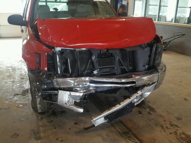 3GCPKSE73DG309487 - 2013 CHEVROLET SILVERADO RED photo 9