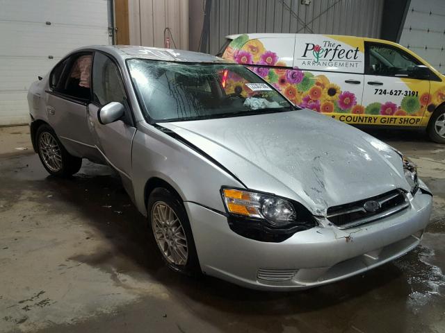 4S3BL616757212849 - 2005 SUBARU LEGACY 2.5 SILVER photo 1