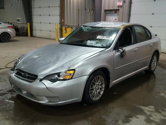 4S3BL616757212849 - 2005 SUBARU LEGACY 2.5 SILVER photo 2