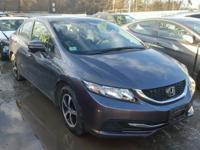 19XFB2F78FE220314 - 2015 HONDA CIVIC SE GRAY photo 1