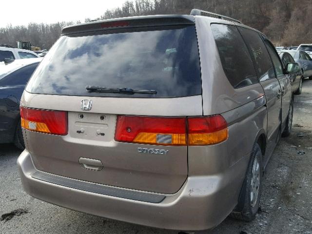 5FNRL189X3B101172 - 2003 HONDA ODYSSEY EX TAN photo 4