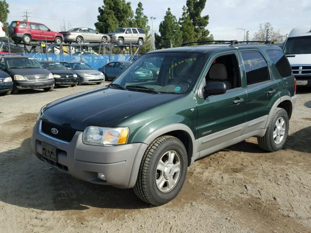 1FMYU04142KA44872 - 2002 FORD ESCAPE XLT GREEN photo 2