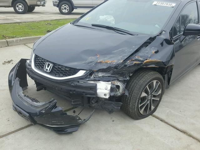 19XFB2F87EE211921 - 2014 HONDA CIVIC EX შავი ფოტო 9