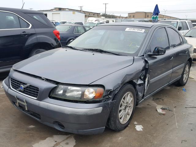 YV1RS61T642321171 - 2004 VOLVO S60 GRAY photo 2