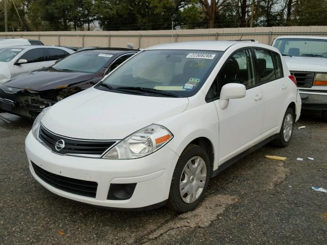 3N1BC1CP6BL443258 - 2011 NISSAN VERSA S WHITE photo 2