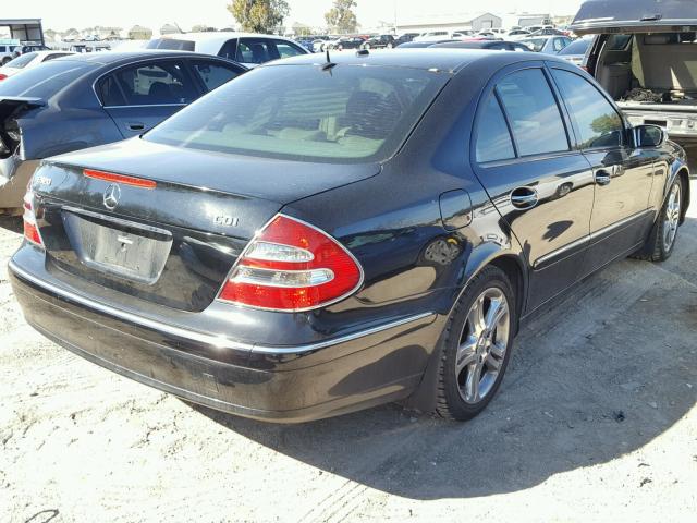 WDBUF26J26A885914 - 2006 MERCEDES-BENZ E 320 CDI BLACK photo 4