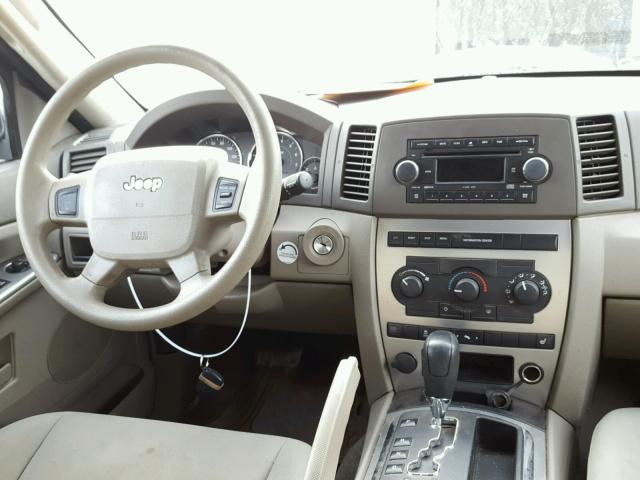 1J4GS48K46C301149 - 2006 JEEP GRAND CHER TAN photo 9