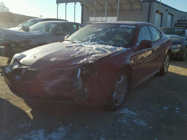 2G2WP552771160392 - 2007 PONTIAC GRAND PRIX RED photo 2