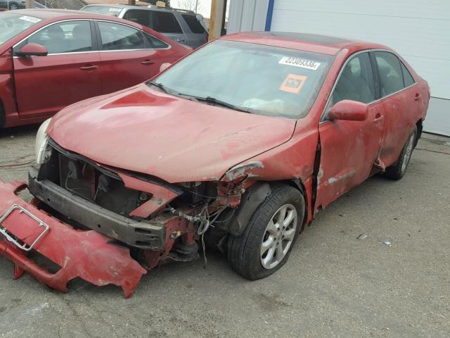 4T1BE46KX7U165496 - 2007 TOYOTA CAMRY NEW RED photo 2