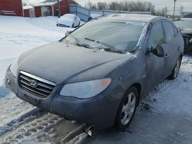 KMHDU46D37U250015 - 2007 HYUNDAI ELANTRA GL GRAY photo 2