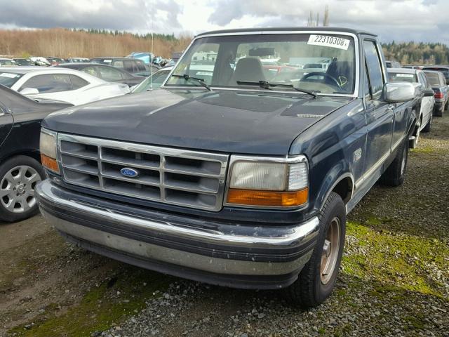 1FTDF15N5SNB10932 - 1995 FORD F150 GREEN photo 2