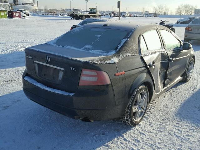 19UUA66208A800640 - 2008 ACURA TL BLACK photo 4