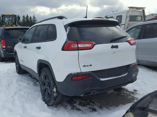 1C4PJMAS3GW356856 - 2016 JEEP CHEROKEE S WHITE photo 3