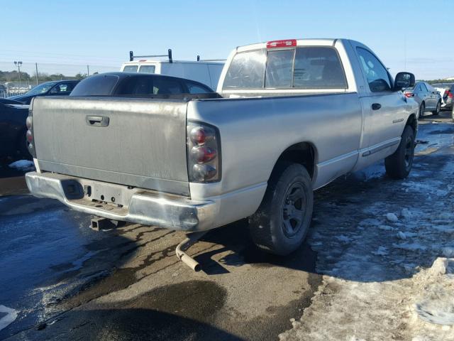 1D7HU16N62J127743 - 2002 DODGE RAM 1500 SILVER photo 4