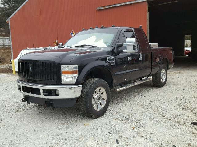 1FTSX21558ED47249 - 2008 FORD F250 SUPER BLACK photo 2